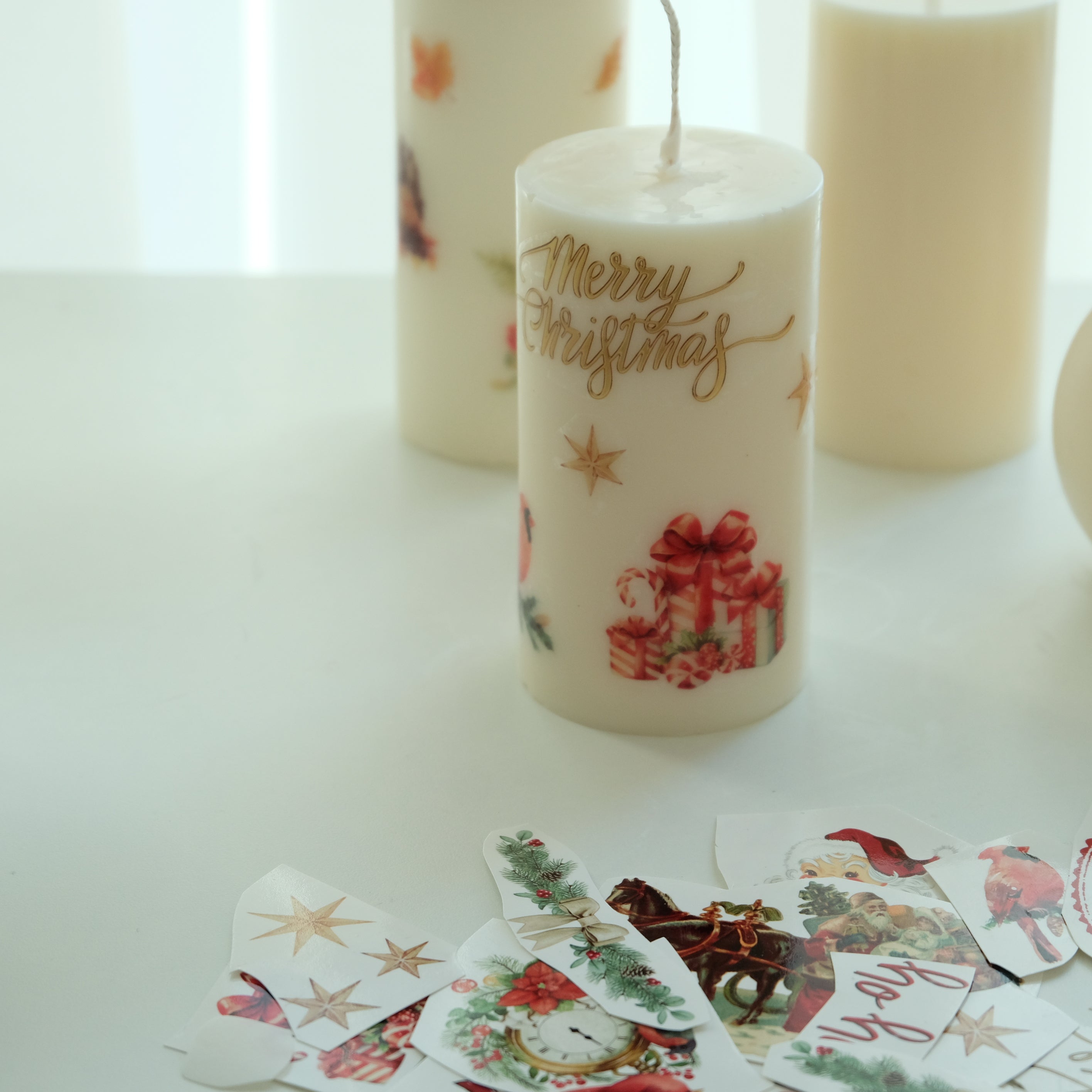 How to Make Ceramic-Look Candles + Bonus Christmas Bauble Candle Tutorial (with Video Demonstrations)