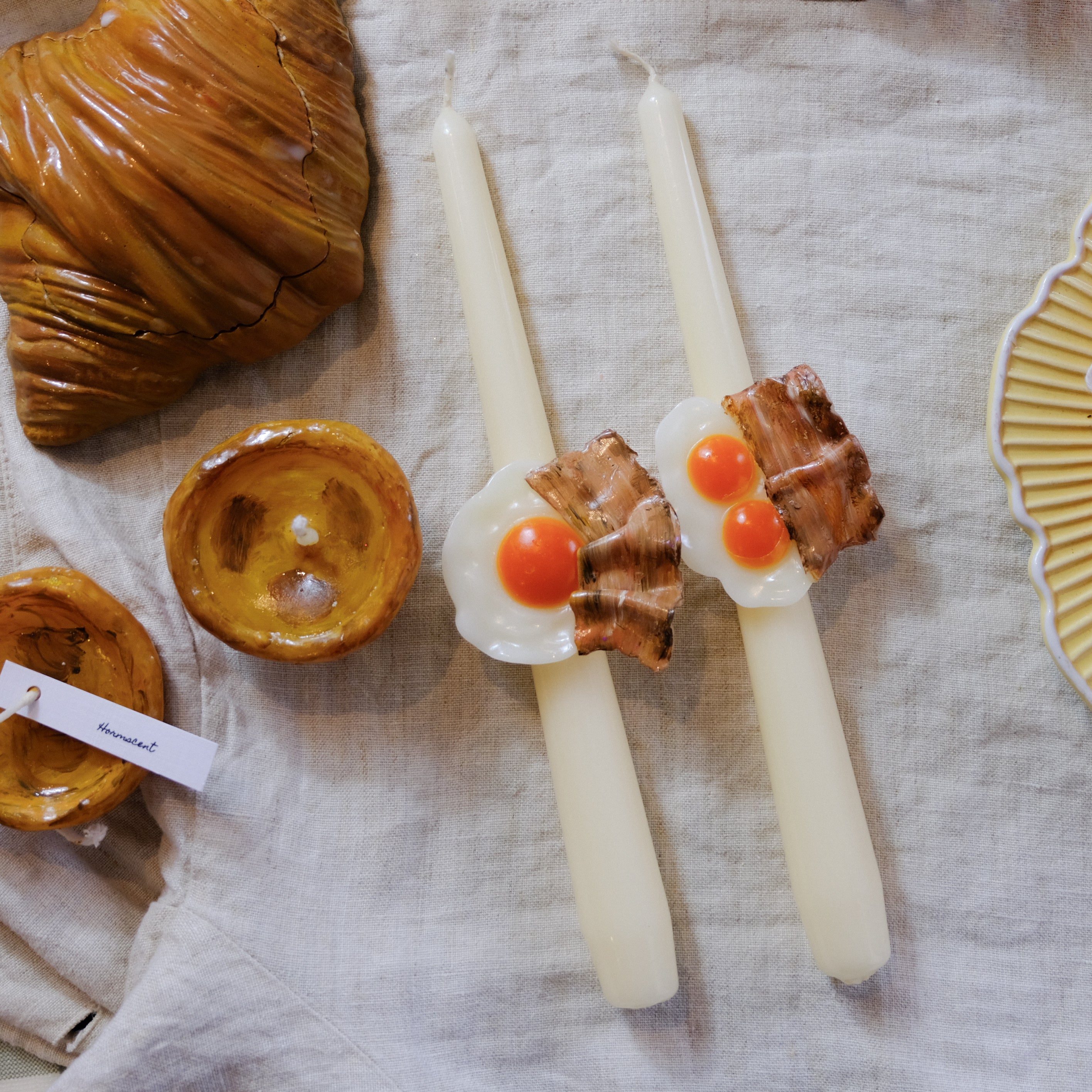 Breakfast lover, egg and bacon, bacon lover, funny candle gift 