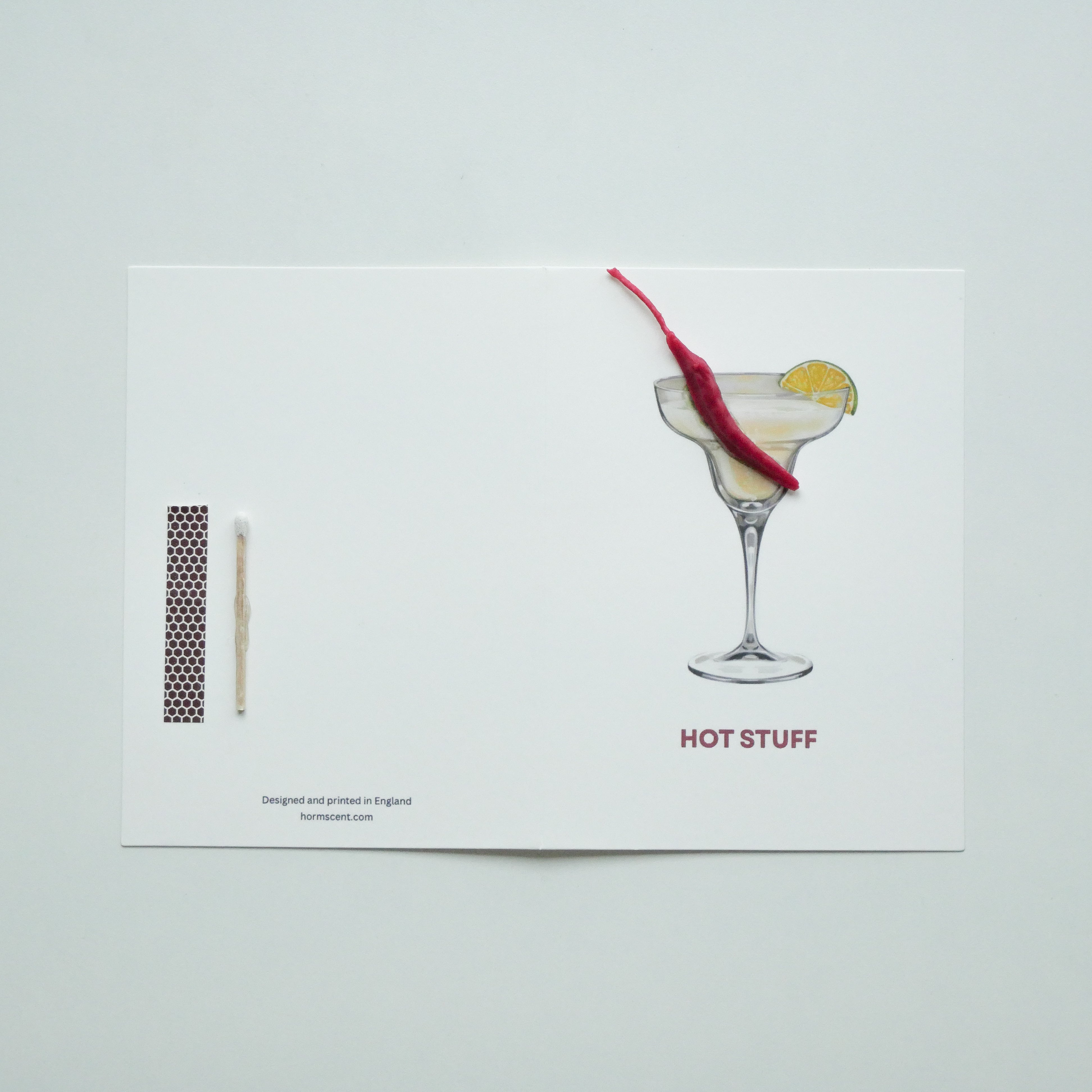 Hot stuff Birthday candle card