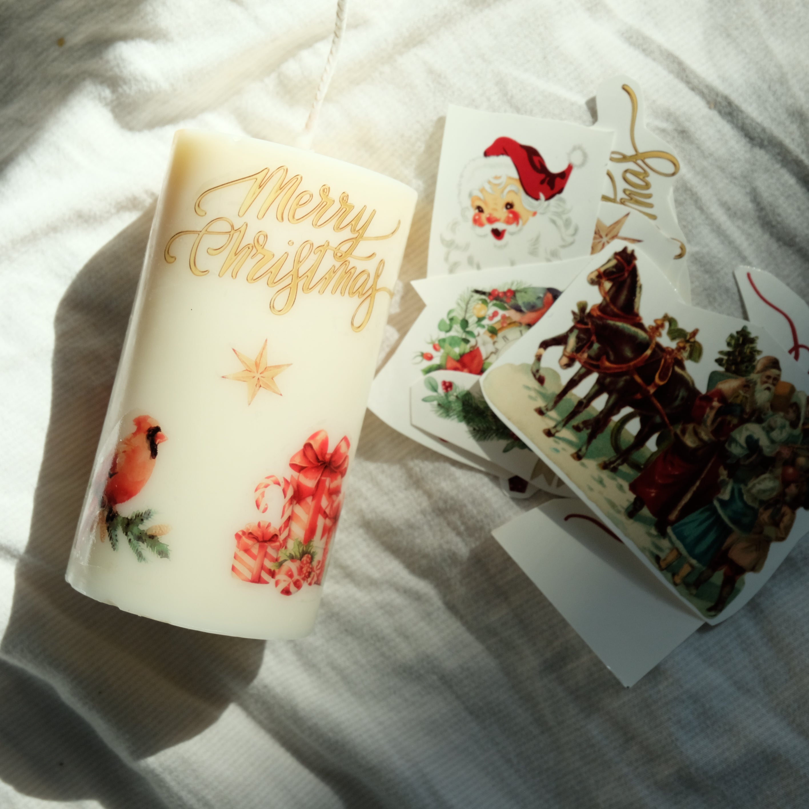 How to Make Ceramic-Look Candles + Bonus Christmas Bauble Candle Tutorial (with Video Demonstrations)
