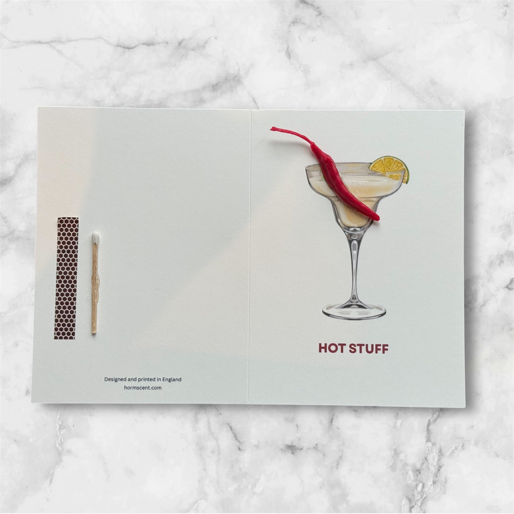 Hot stuff Birthday candle card
