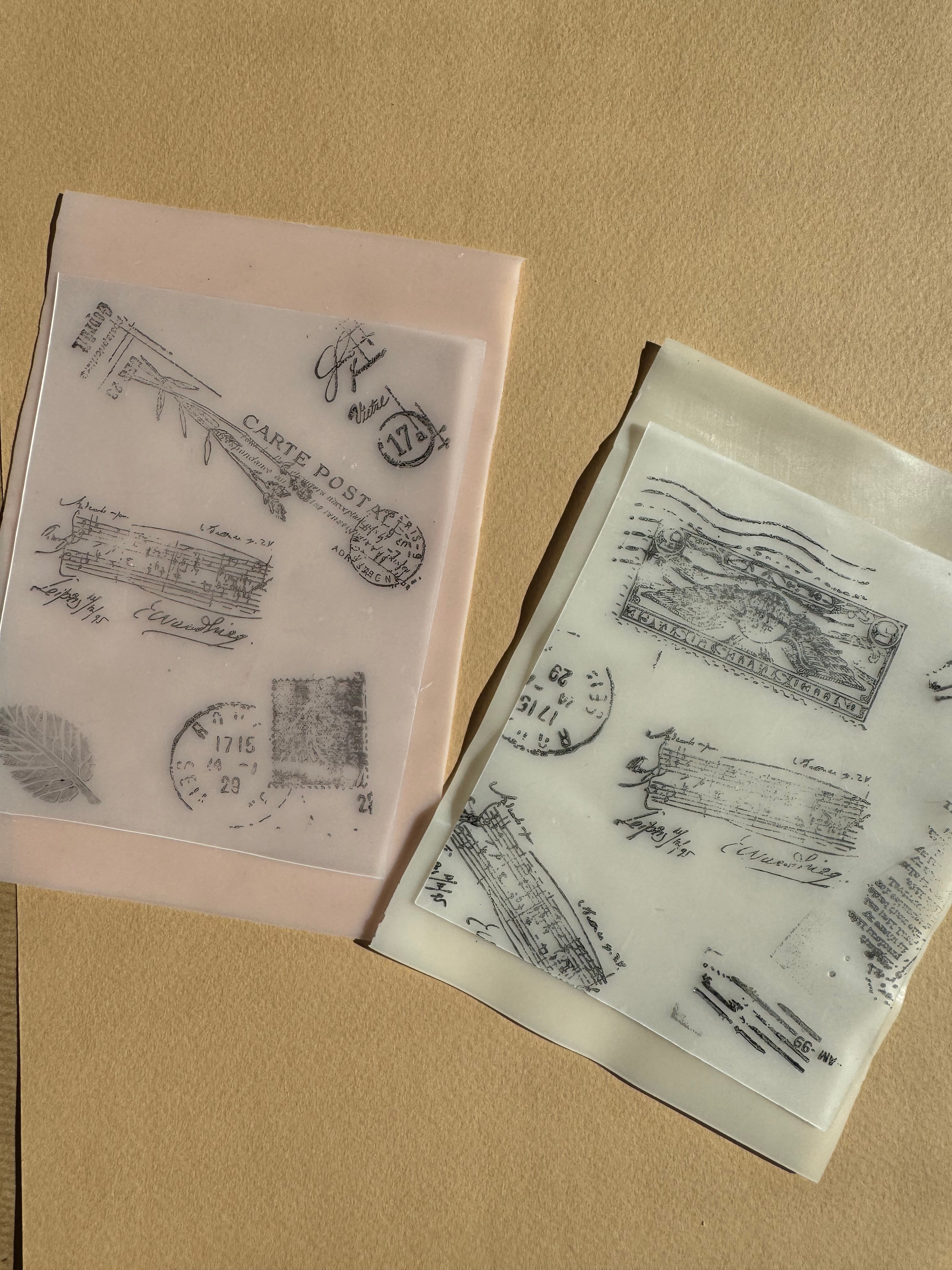 Wax paper sheet course