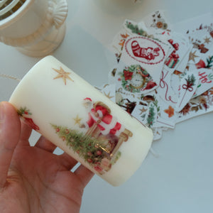 How to Make Ceramic-Look Candles + Bonus Christmas Bauble Candle Tutorial (with Video Demonstrations)