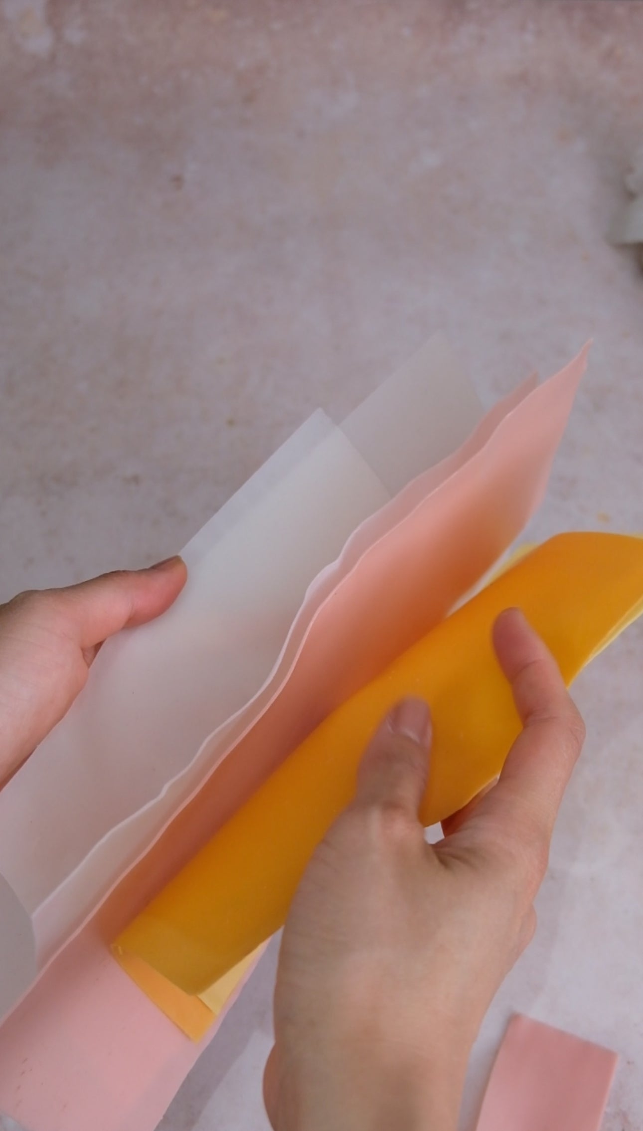 Wax paper sheet course