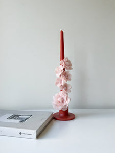 Floral Taper Candle