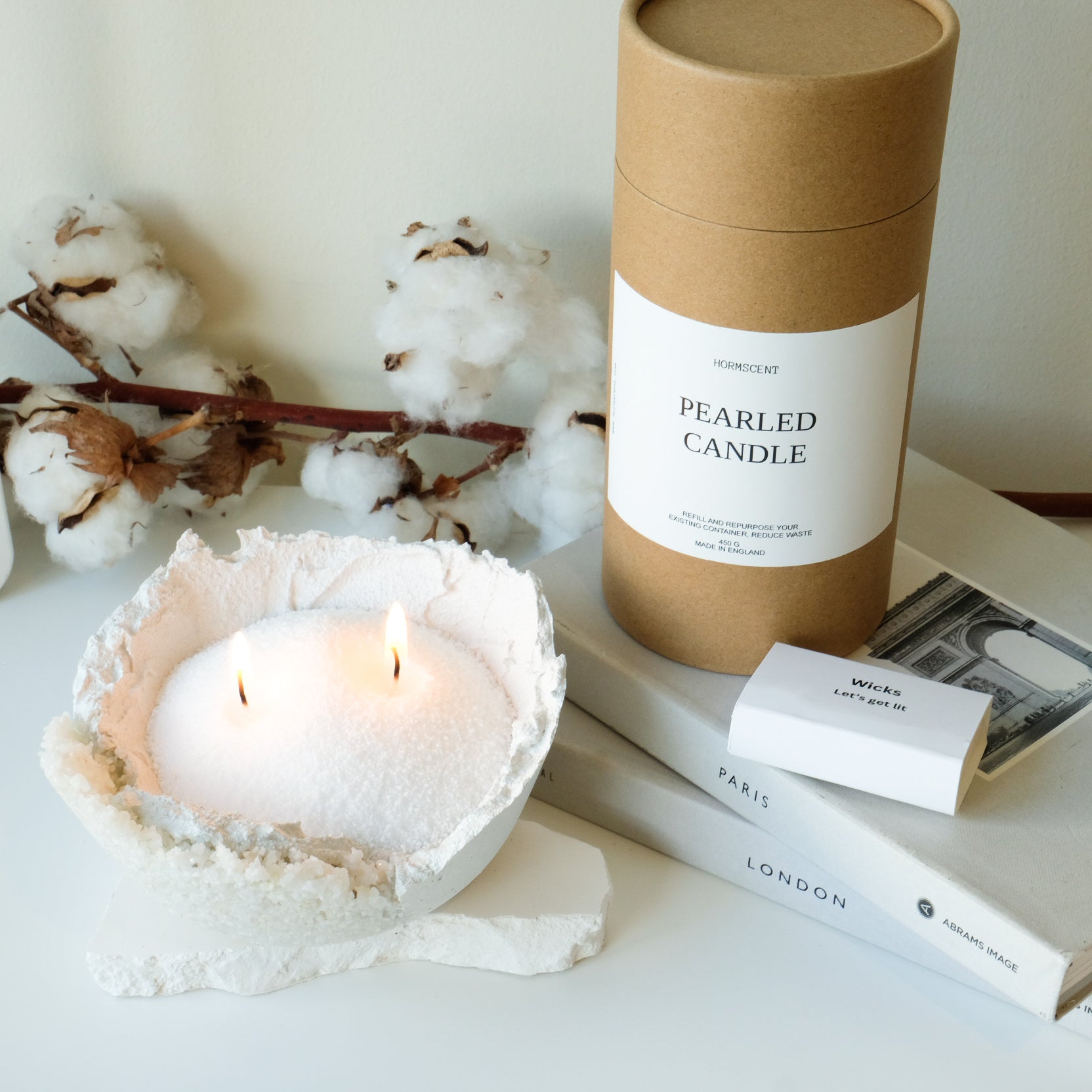 Pearled Candle