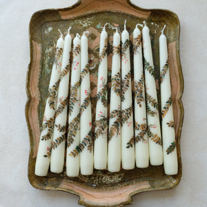 Autumn & Winter Painted Candle