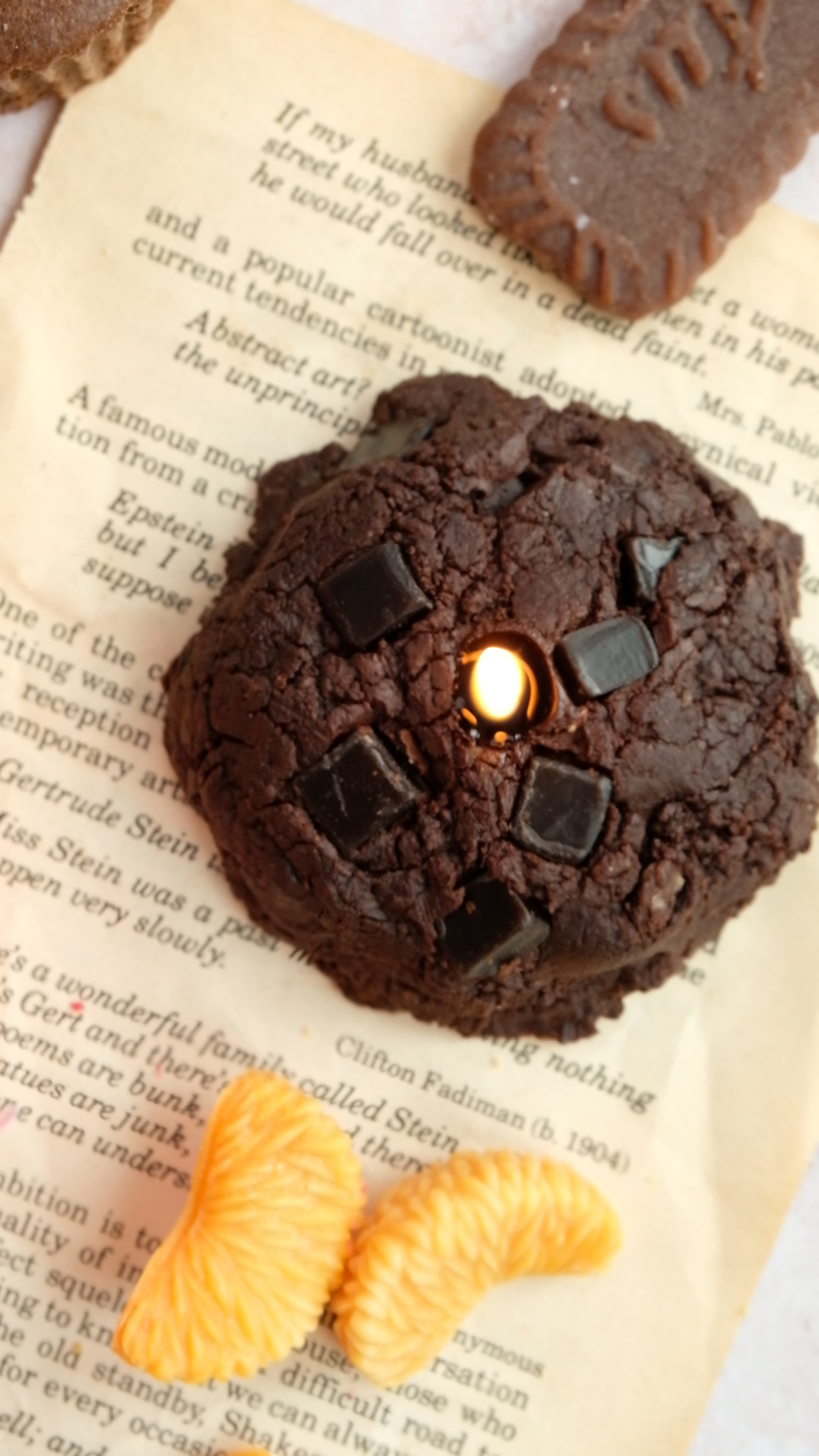 Double Chocolate Chips Cookie candle video lesson