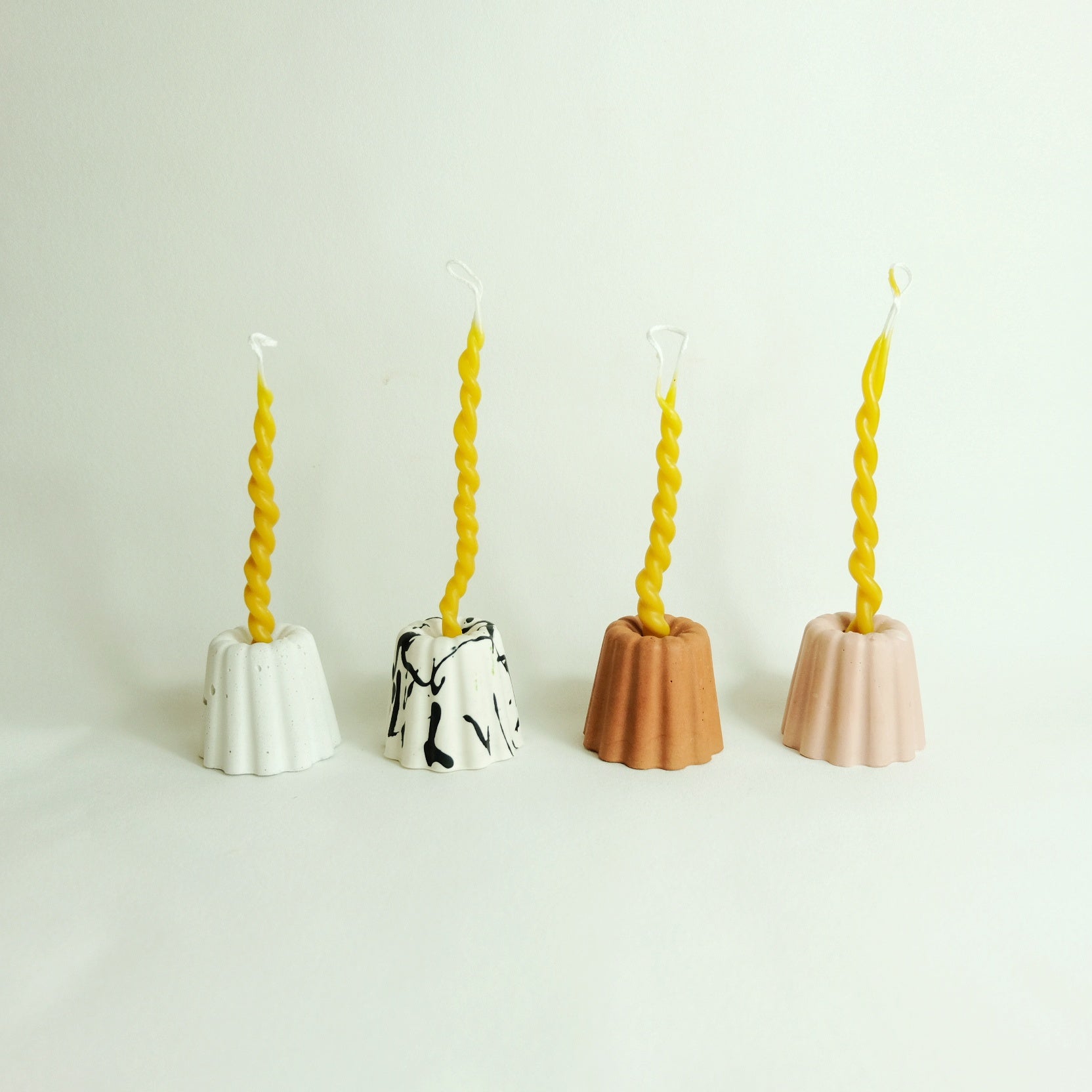 Twisted birthday candles