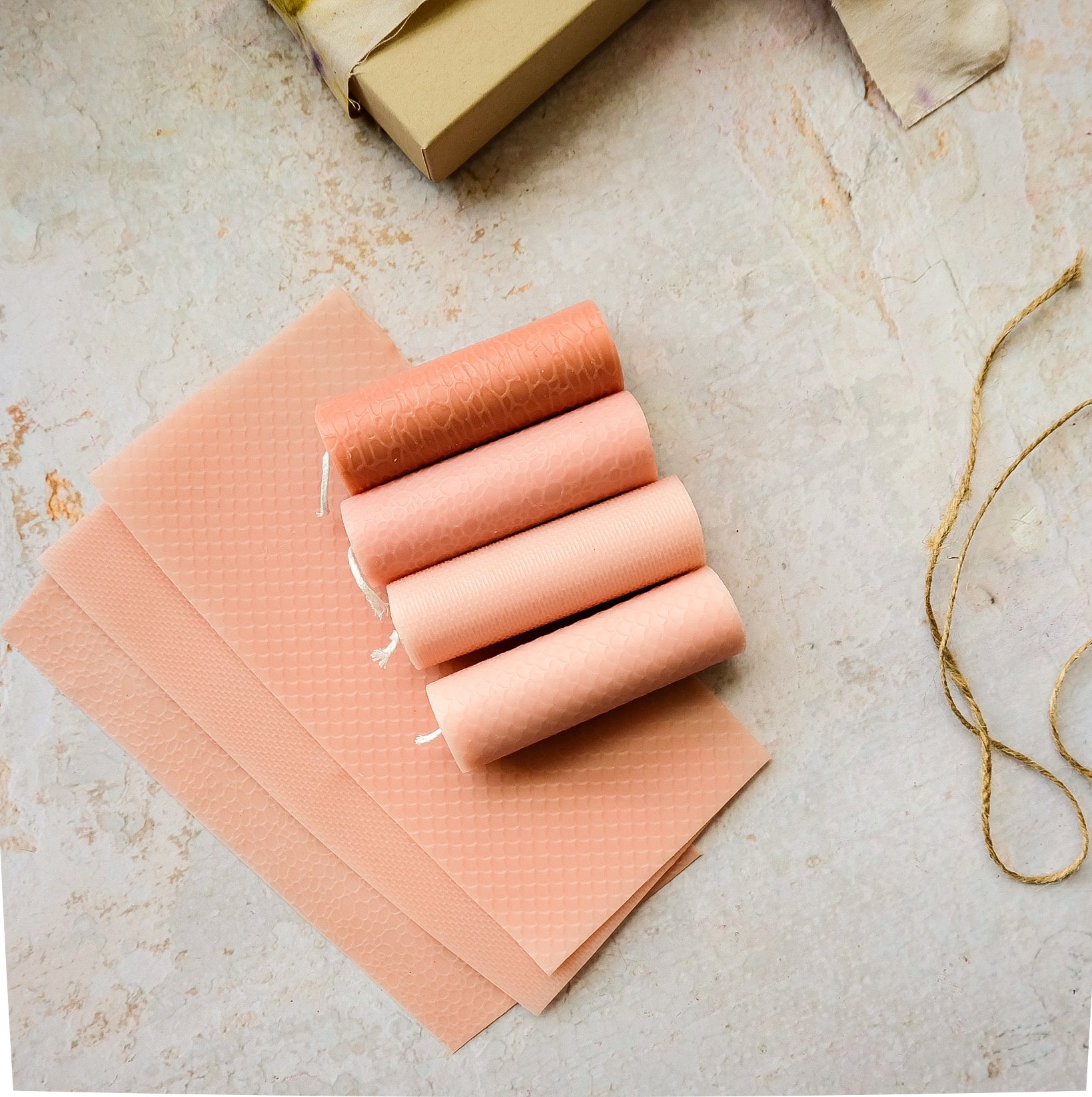 Beeswax making candle kit
