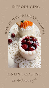 Dessert candles video lesson