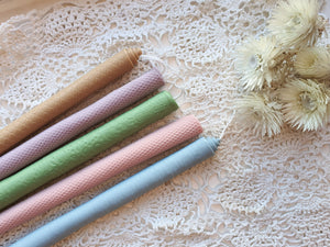 Beeswax Pastel Candles