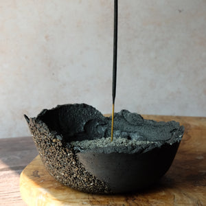 Incense Bowl Black