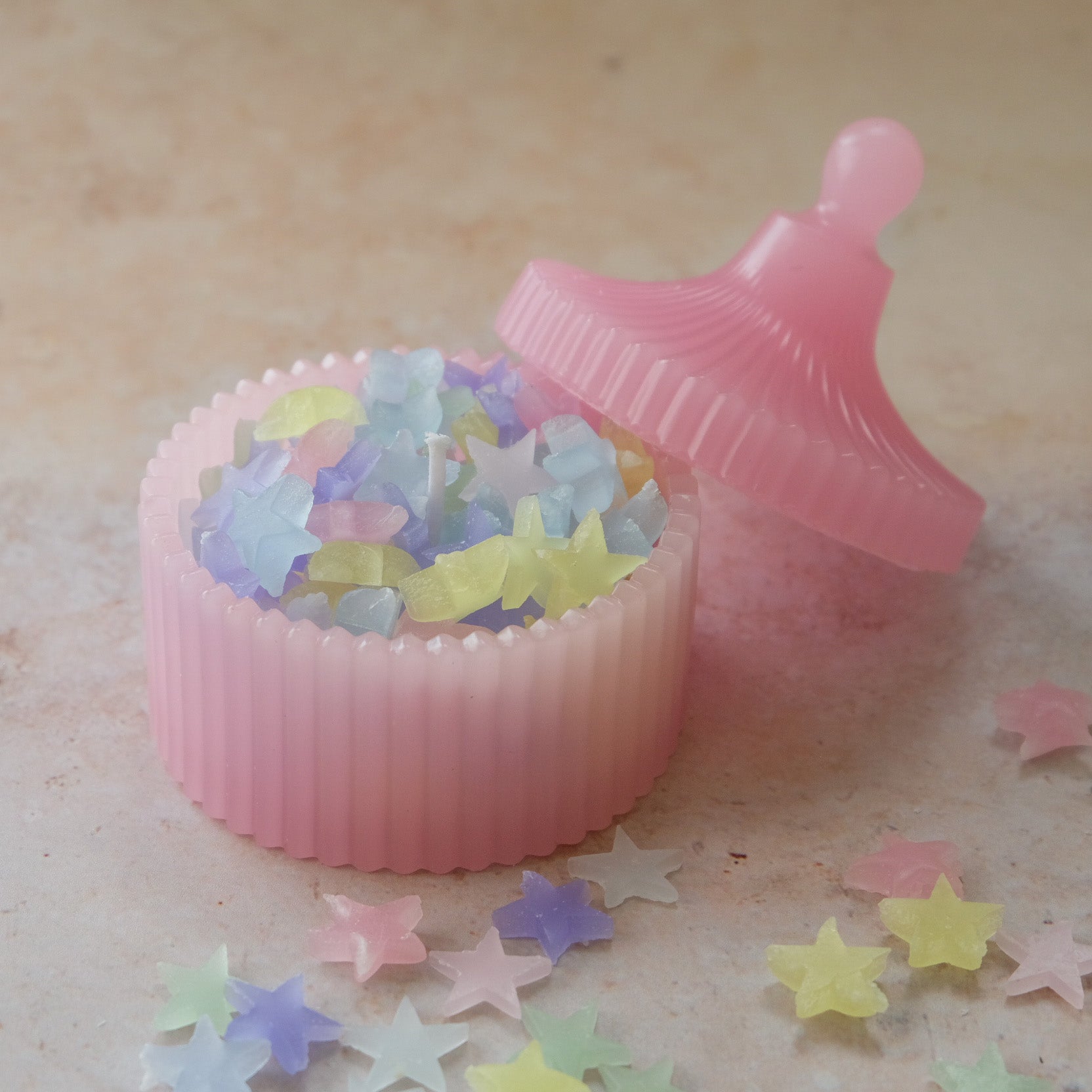 Cotton Candy Star Candle Video Lesson