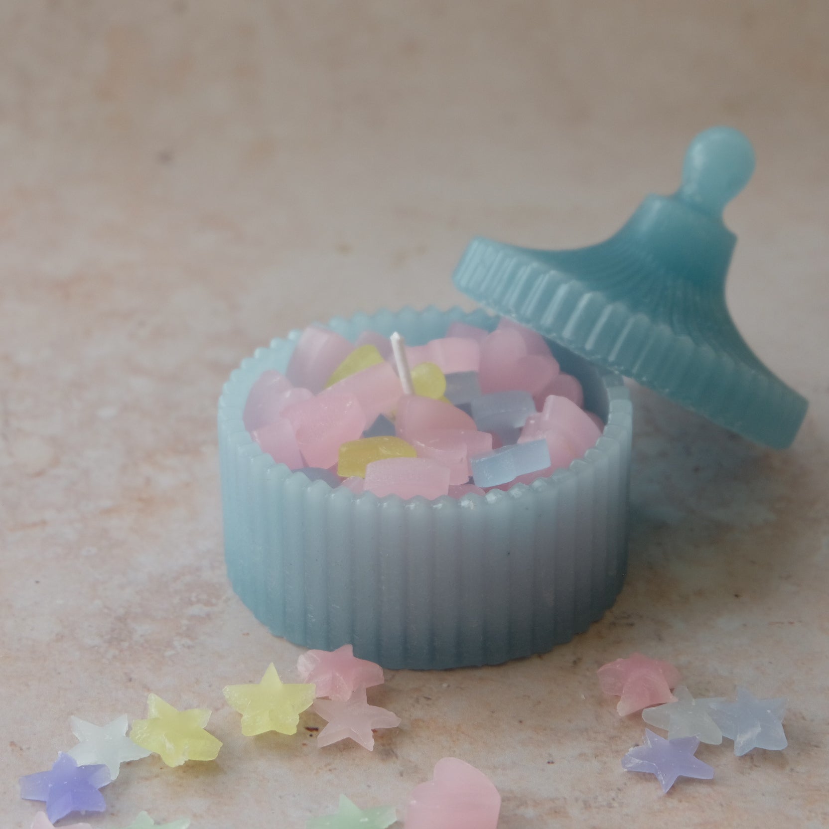 Cotton Candy Star Candle Video Lesson
