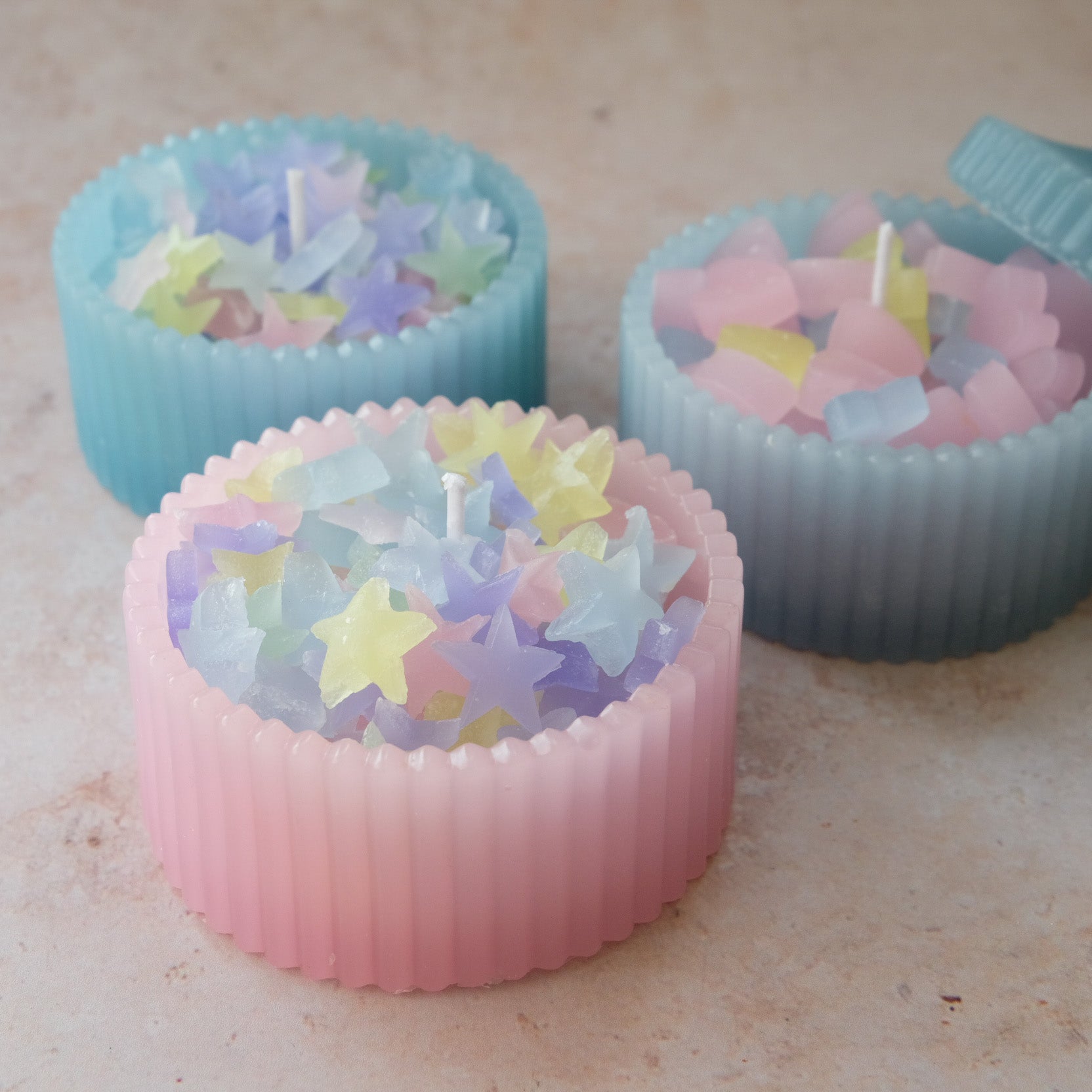 Cotton Candy Star Candle Video Lesson